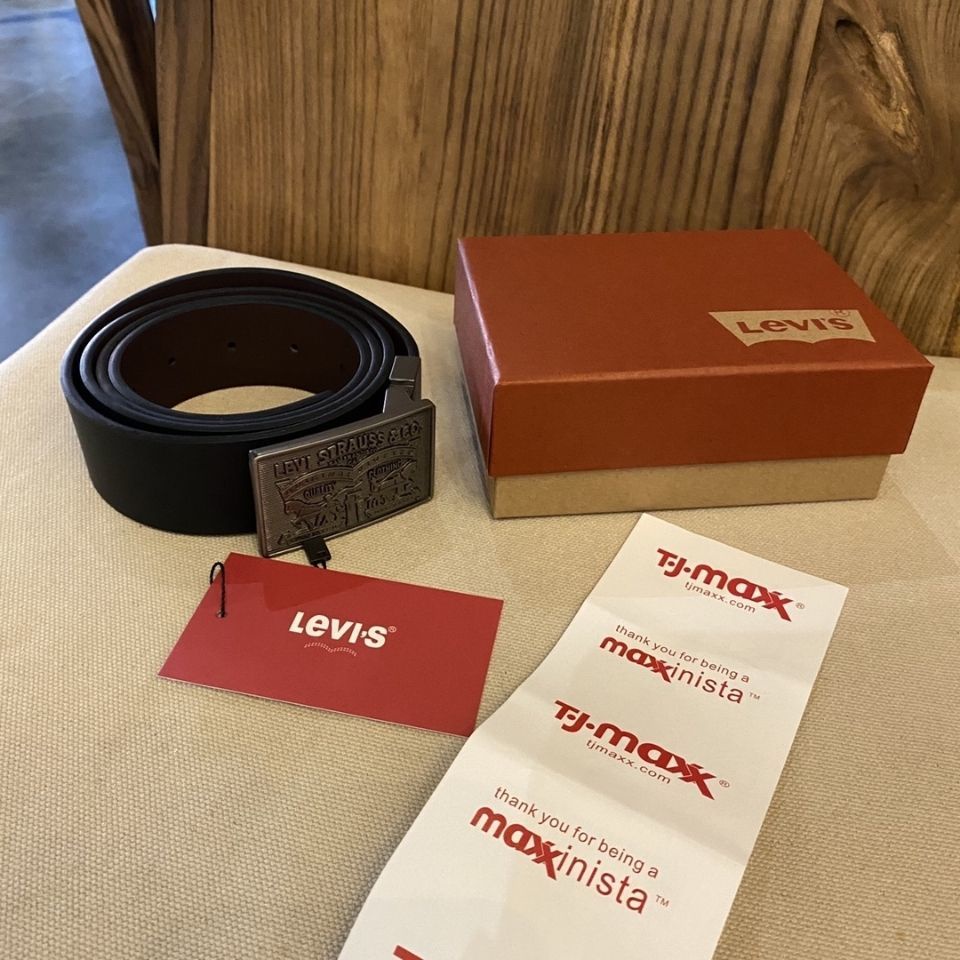 Thắt Lưng Levis! Hàng Có Sẵn! Thắt Lưng Da Bò Thật Unisex