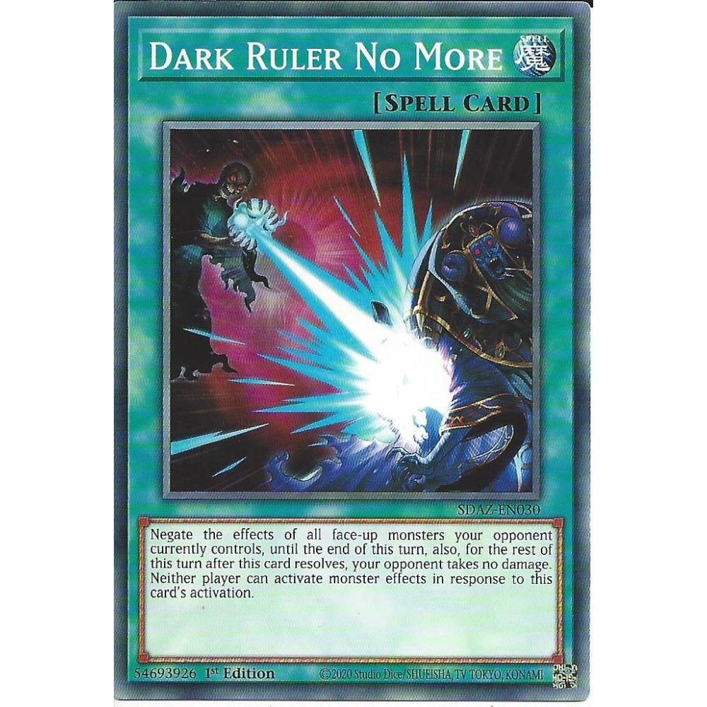 Thẻ Bài Yugioh | Dark Ruler No More - SDAZ-EN030 - Common 1st Edition