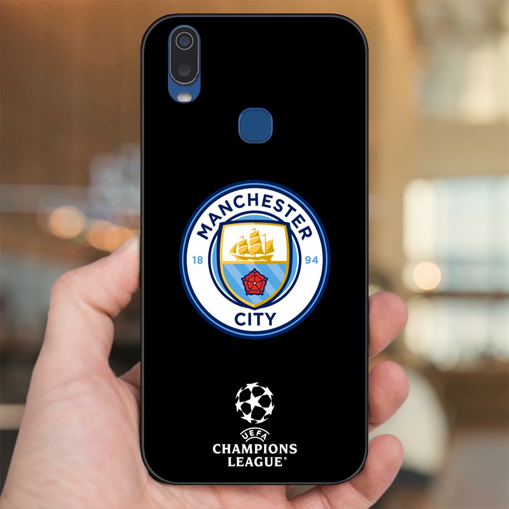 Ốp lưng Vivo Y11 viền đen in hình Manchester City MC