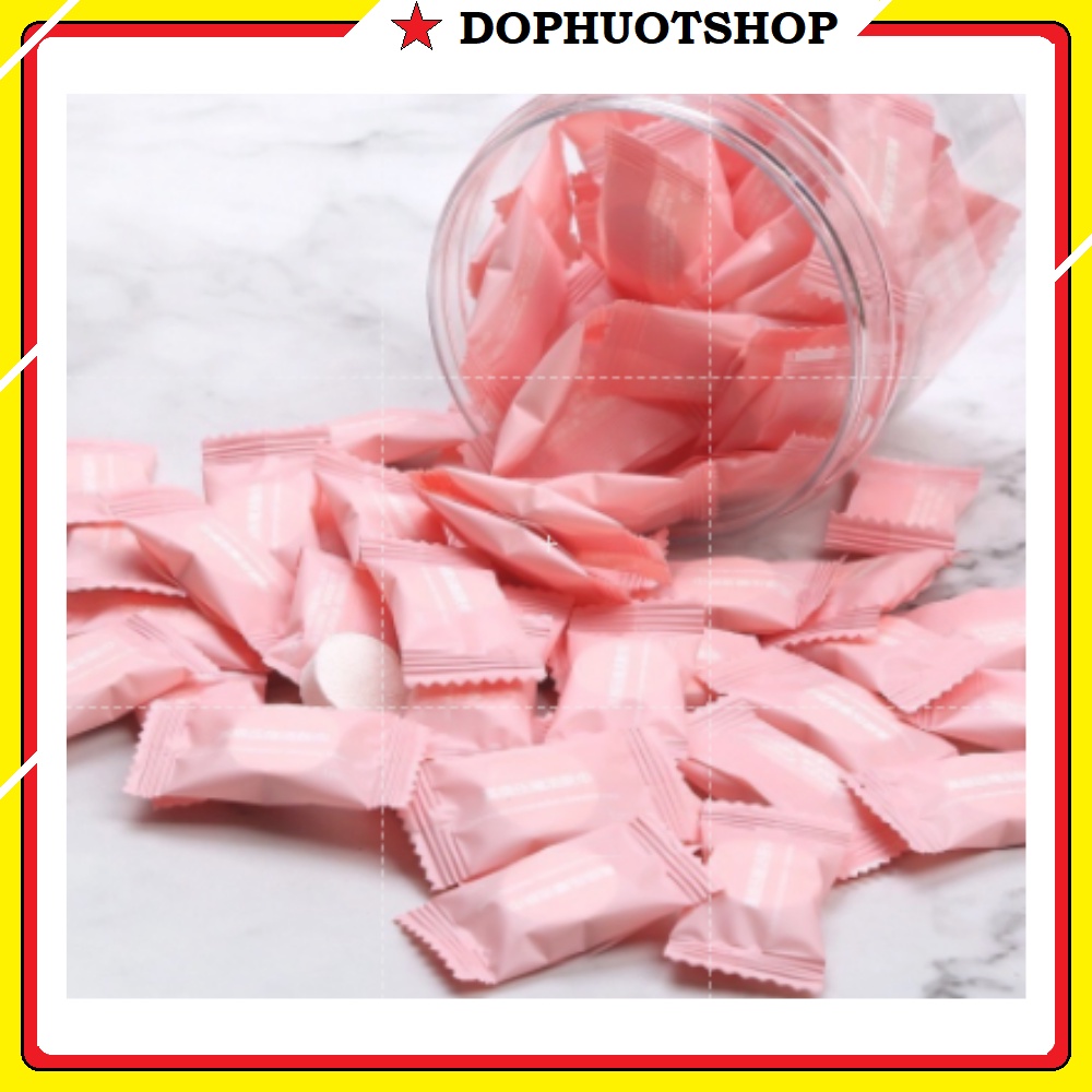 Khăn Giấy Nén Du Lịch Hình Viên Kẹo Tiện Lợi