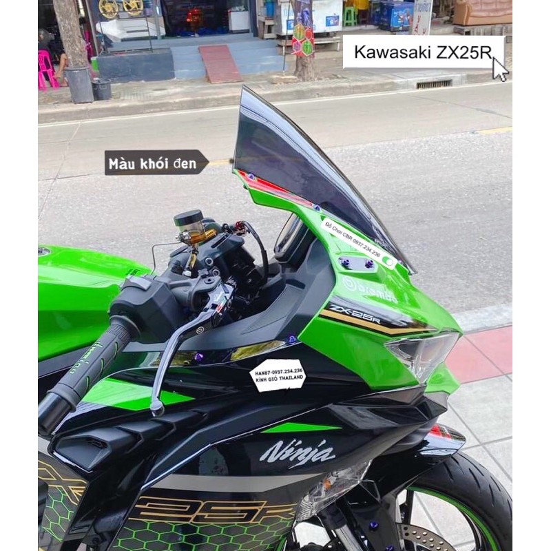 KÍNH CHẮN GIÓ KAWA ZX25R - kính thailand nhập