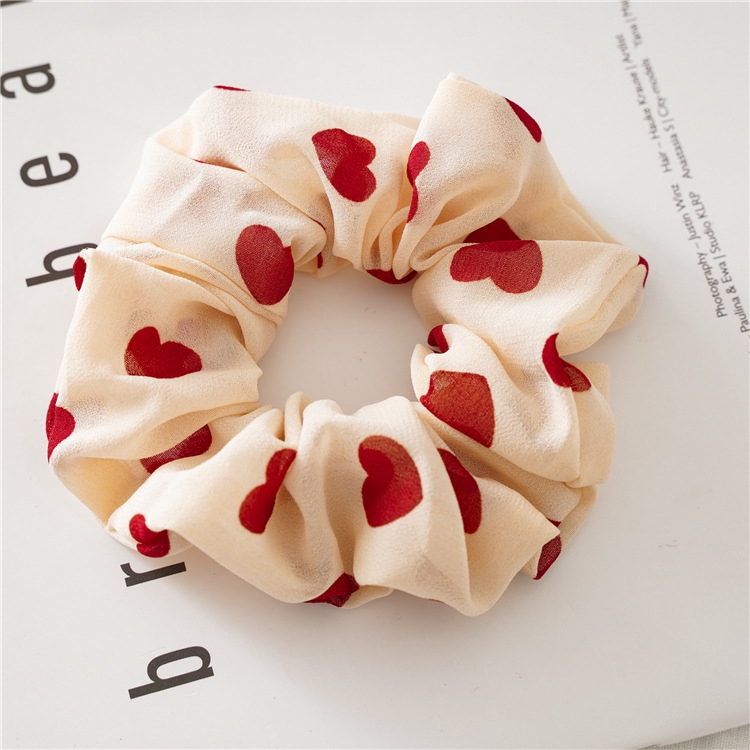 Dây buộc tóc từ vải hình hoa xinh xắn