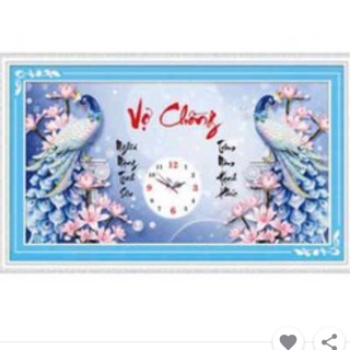 Tranh thêu chữ thập DH Vợ Chồng 88976 kt 100x55cm