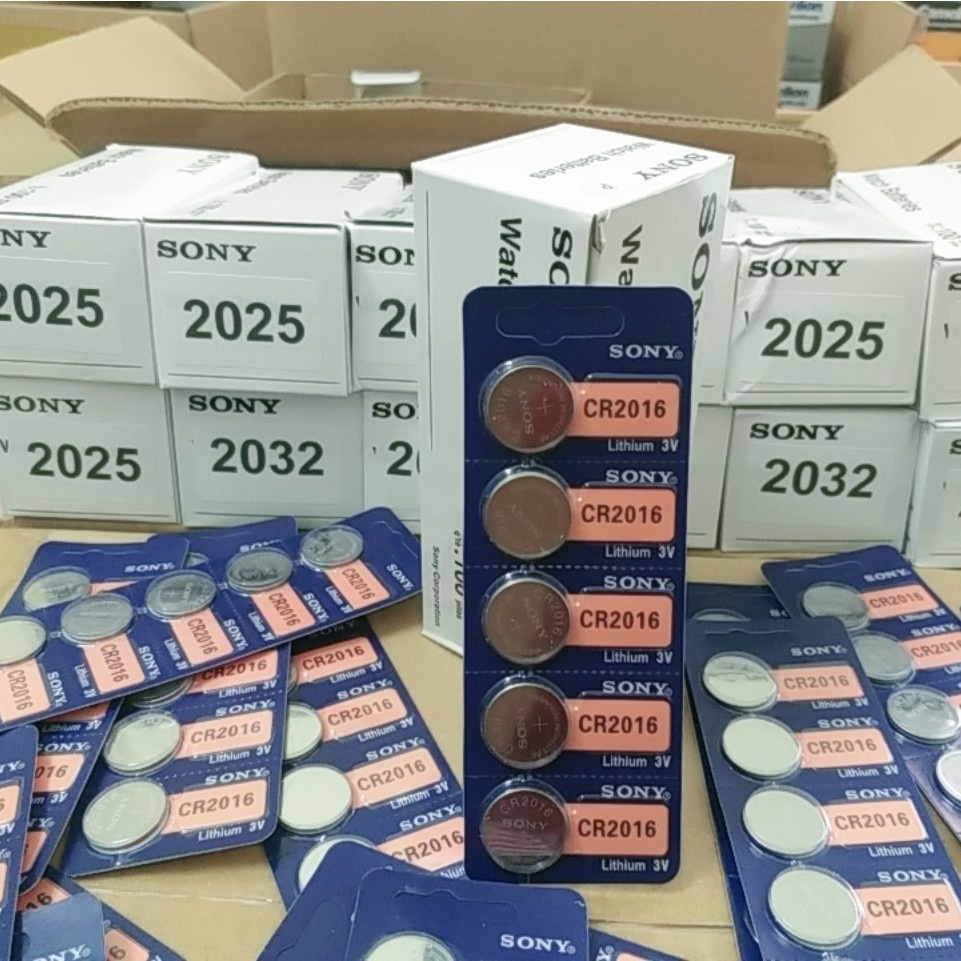 PIN SONY LITHIUM 3V CR2032, CR2025, CR2016, CR1616  PIN NÚT ÁO SONY