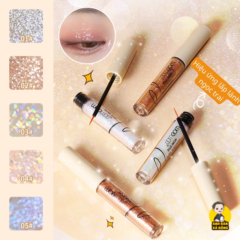 Nhũ Mắt Gel WODWOD Flashing Star Liquid Eyeshadow W902