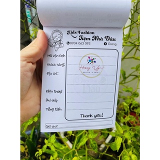 PHIẾU SHIP THIẾT KẾ TỪ 200 TỜ