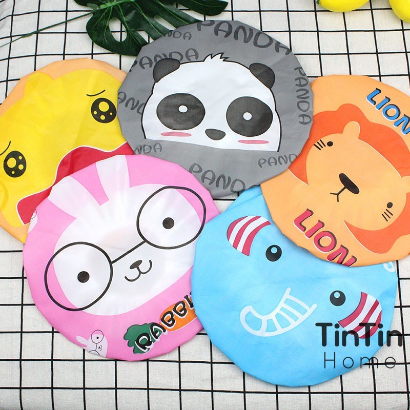 Mũ Tắm Trùm Đầu, Mũ Chụp Tóc Khi Tắm Chống Nước TINTIN MTTD01
