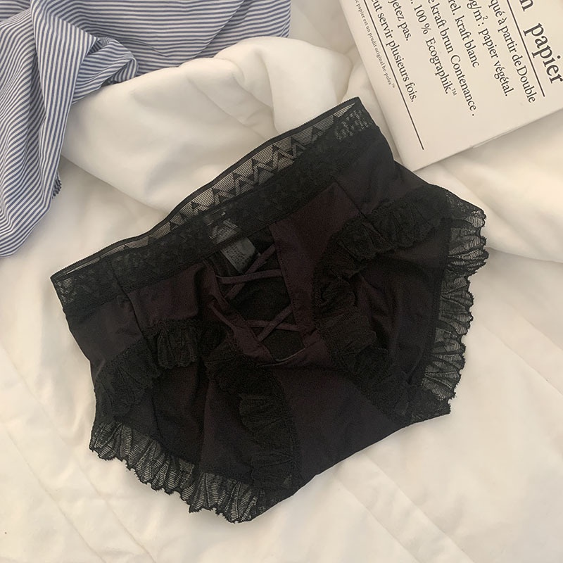 Quần Lót cotton Phối Ren Thoáng Khí Quyến Rũ Cho Nữ