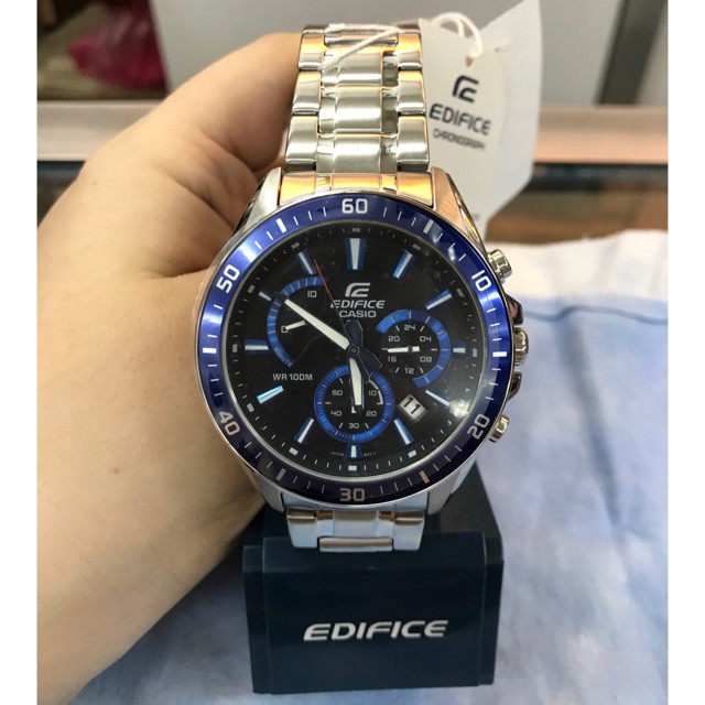Đồng Hồ Nam Casio Edifice EFR-552D-1A2VUDF Dây Kim Loại chống nước độ sâu 100m - na