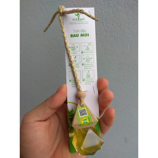 Tinh dầu mùi già, tinh dầu rau mùi, treo xe, treo phòng lọ