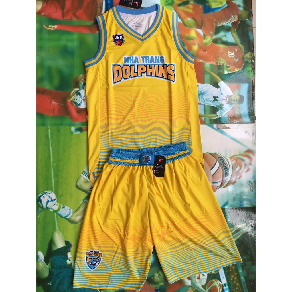 Bộ quần áo bóng rổ Jersey NHA TRANG DOLPHINS 2020