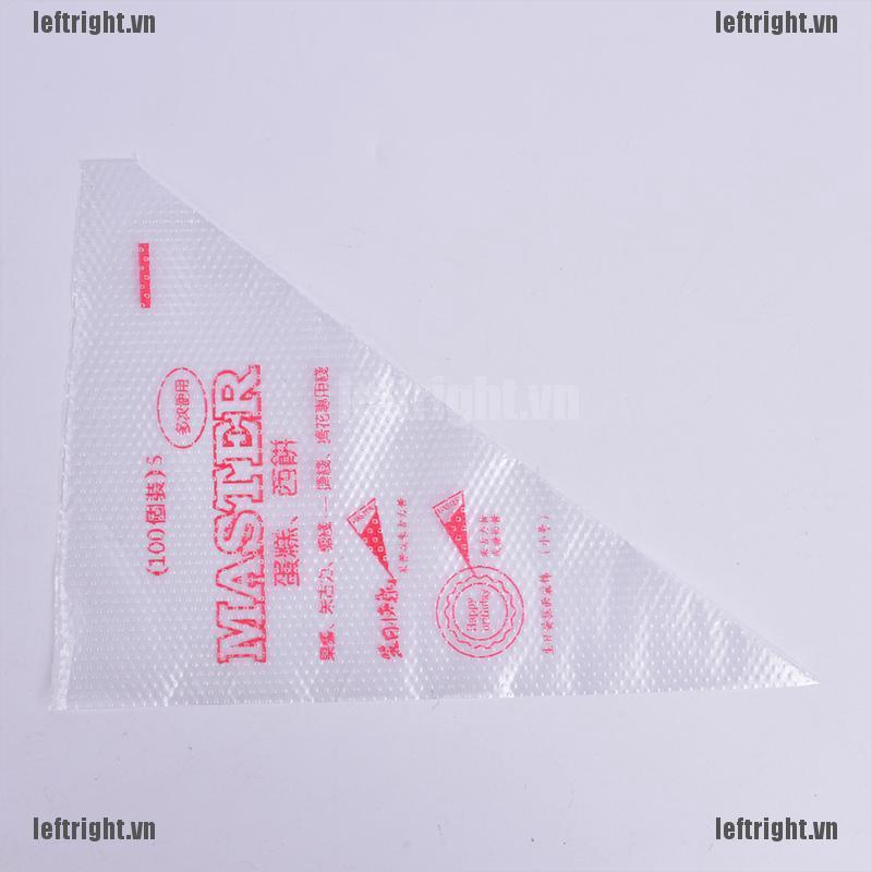 Set 100 Túi Bắt Kem Trang Trí Bánh Dùng Một Lần Tiện Dụng