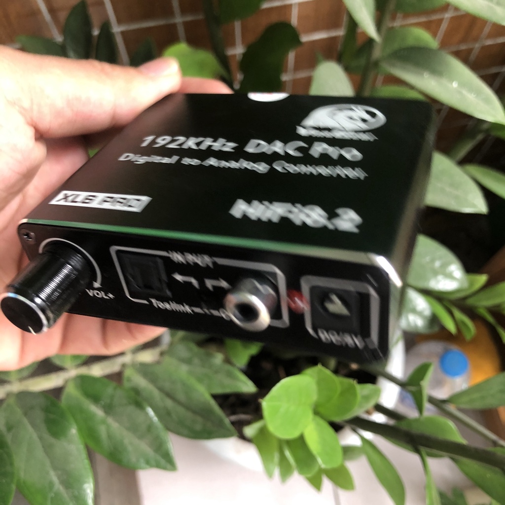 Bộ Chuyển Đổi Âm Thanh Quang Vinagear XL6 PRO - Digital to Analog DAC Mixer 2019 , kèm dây quang 4mm Bảo Hành 1 năm