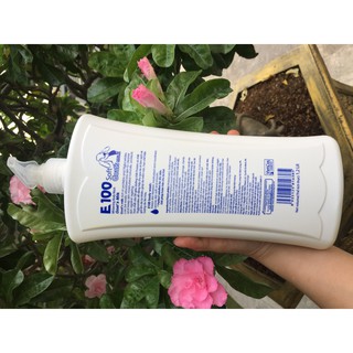 Sữa tắm E 100 tinh chất sữa Dê trắng da - 1200 ml