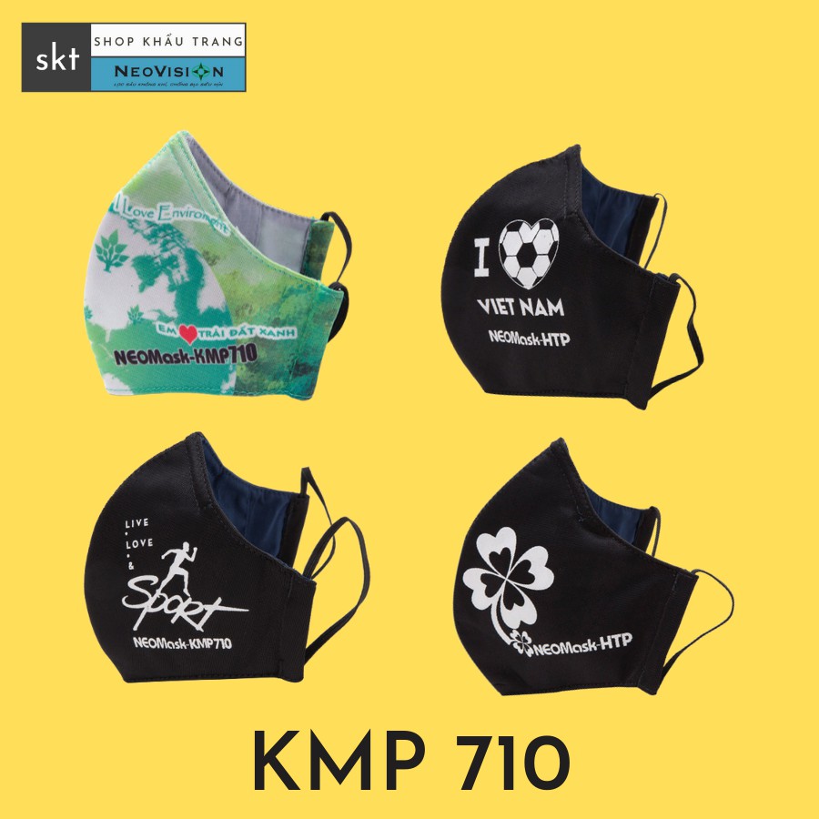 KHẨU TRANG THAN HOẠT TÍNH KMP710 - DÀNH CHO TRẺ EM MÃ KMP710