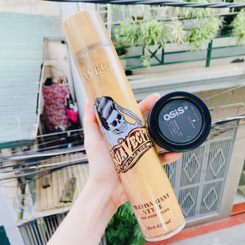 Combo Gôm Sawensito + Sáp Osis đen giữ nếp  cứng tốt