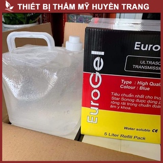 Gel Siêu Âm Màu Trắng - Gel Lạnh Triệt Lông Euro - Thẩm Mỹ Huyền Trang NANOCEE