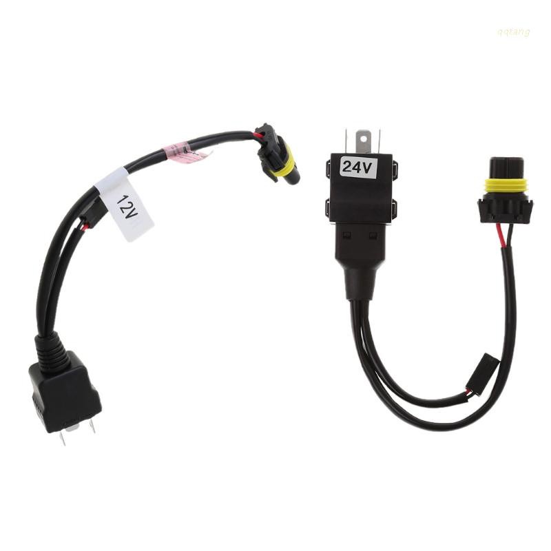 Dây cáp rơ le điều khiển bóng đèn H4 chùm tia xenon kép cao thấp HID