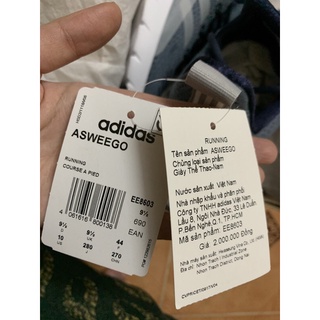 (Hàng chính hãng) Giày Adidas Running Nam size 44