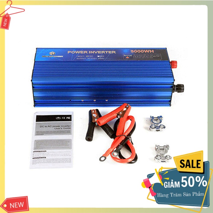 Bộ kích điện maxipower 3000W sử dụng các thiết bị gia đình