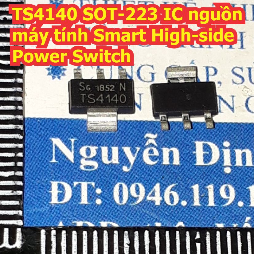 2 con TS4140 SOT-223 IC nguồn máy tính Smart High-side Power Switch kde7867
