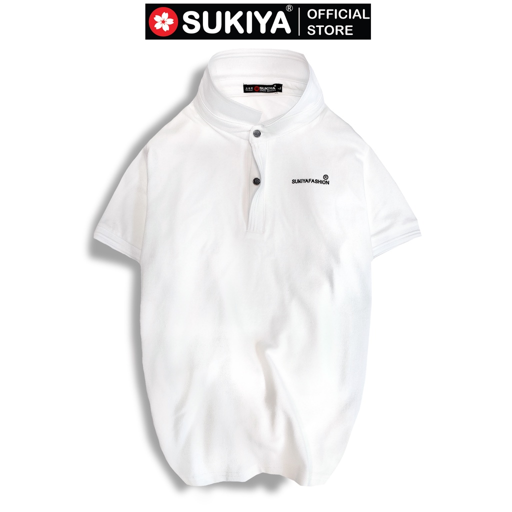 Áo Polo Nam SUKIYA 5 Màu Chất Liệu Cotton Siêu Bền Màu, Co Giãn Tốt AT06
