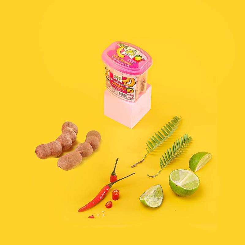 Hủ kẹo me nhai chua cay, mận ô mai xí muội hàng siêu thị 7-11 Thái Lan