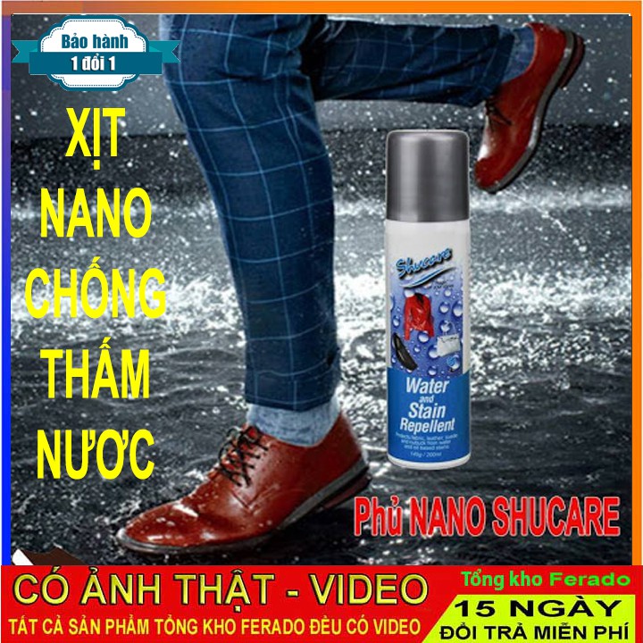 Bình xịt nano chống thấm nước cho giày - SHUCARE