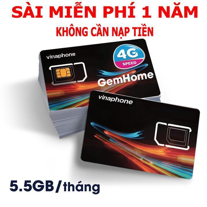 Sim 4G Vinaphone Dùng Data Vào mạng Miễn Phí 1 Năm Không Nạp Tiền