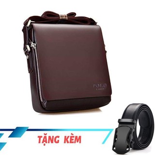 Túi đeo chéo Túi đeo chéo da hàng đẹp PL66 Tặng thắt lưng da nam Mp002