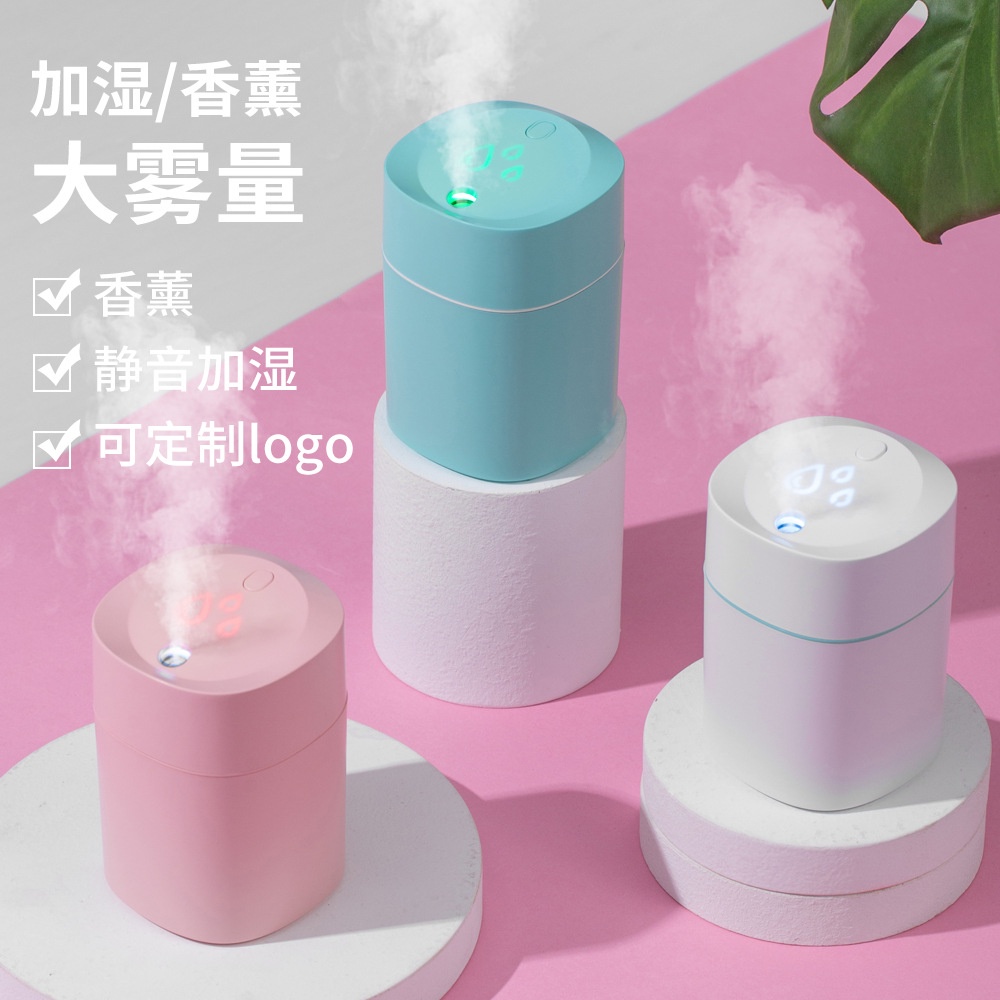 Máy Phun Sương Tạo Độ Ẩm Không Khí Mini Cổng USB Phong Cách Mới Kích Thước Lớn Cho Phòng Ngủ