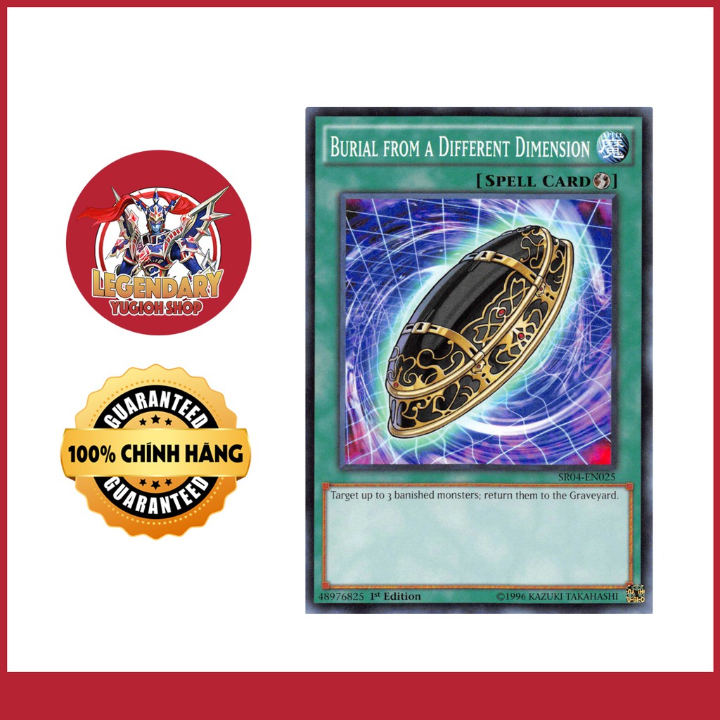 [EN][Thẻ Bài Yugioh Chính Hãng] Burial From A Different Dimension