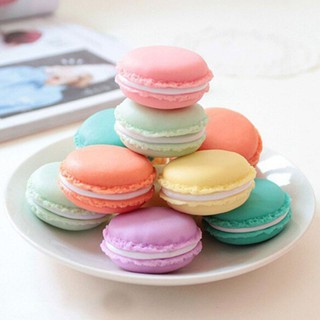 6 Hộp đựng kẹo/ trang sức hình bánh macaron mini màu sắc ngọt ngào kích thước 4.5 x 2cm