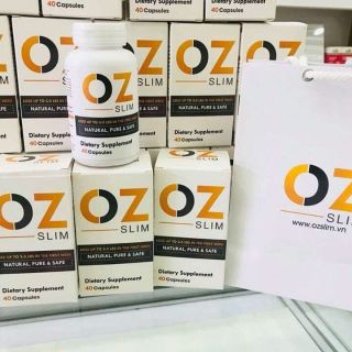 Oz Slim_ chính hãng Giảm cân an toàn nhập khẩu Mỹ + 5 miếng mặt nạ nhau thai cừu Nhật Bản