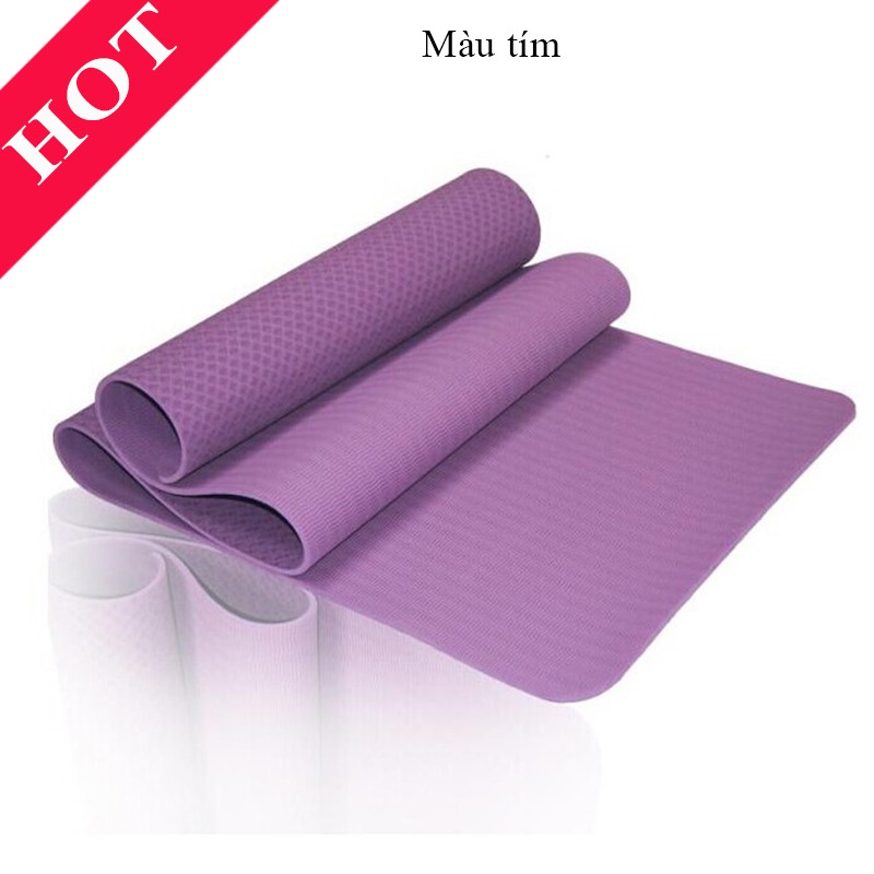 Thảm Tập Yoga TPE cao cấp ❤️ FREESHIP ❤️ Êm Ái Siêu Bám Chống Trượt Tốt