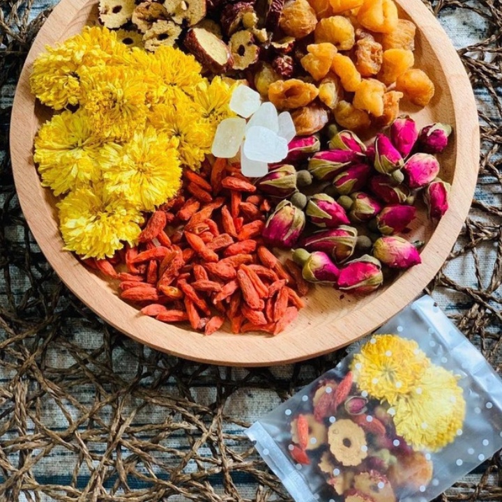Trà Dưỡng Nhan 5 Vị  Hỗ Trợ Giảm Cân