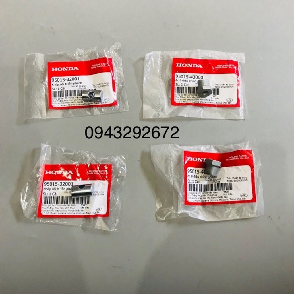 Bộ 4 ốc điều chỉnh phanh Dream Thái Honda