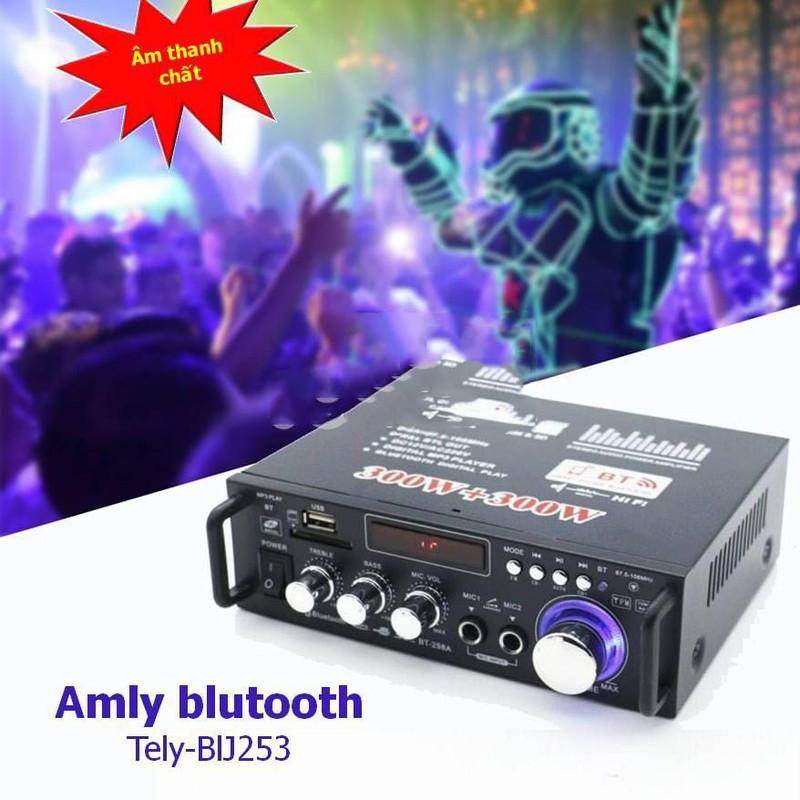 AMLY BLUTOOTH TELY-BLJ253, TỰ ĐỘNG LỌC NHIỄU, HỖ TRỢ KHE CẮM THẺ NHỚ, TRANG BỊ ĐIỀU KHIỂN TỪ XA-Ưu Đãi 50%