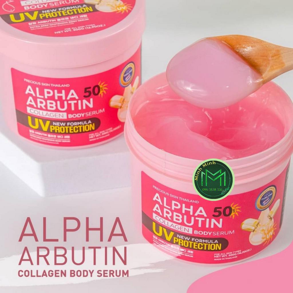 Body Dưỡng Trắng Da Toàn Thân Alpha Arbutin Collagen Body Serum