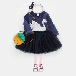 Váy tape thiên nga màu xanh