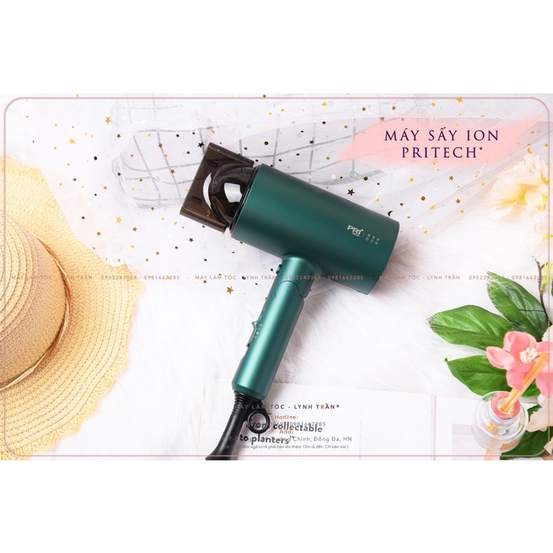 Máy sấy tóc ion Pritech®️