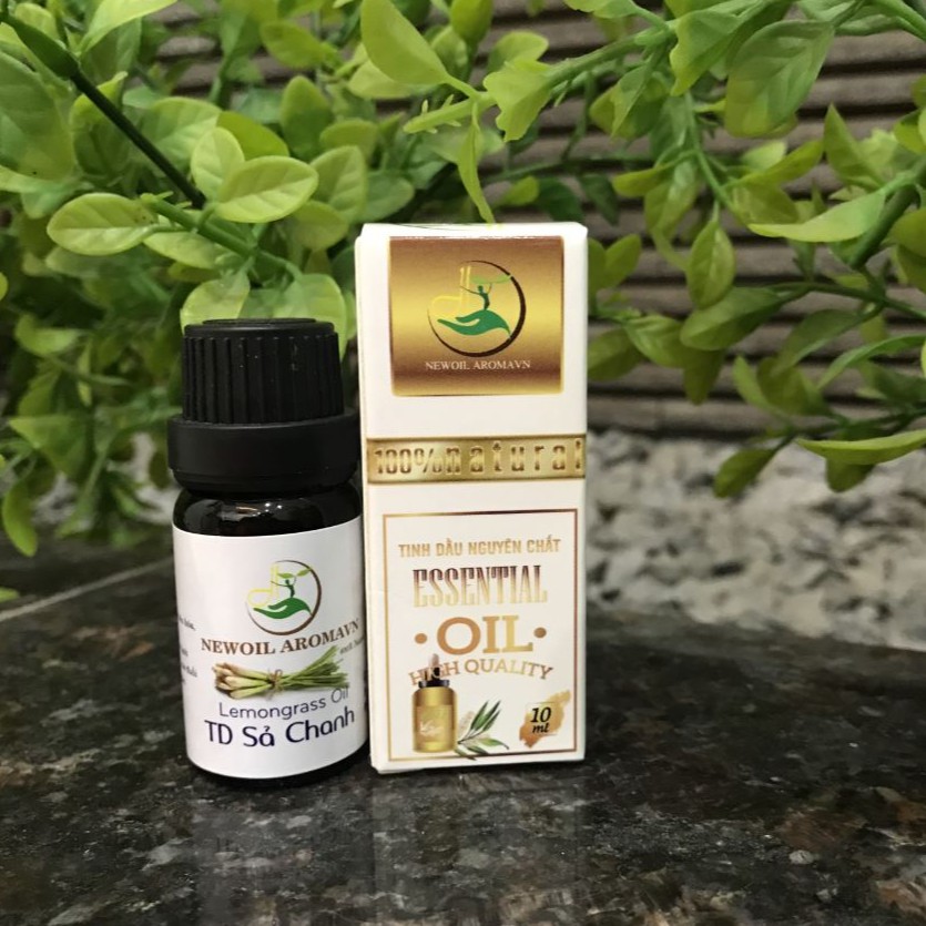 Tinh dầu Sả Chanh Lemongrass Trường An Essential Oil, xuất sứ thiên nhiên không pha tạp chất, có giấy kiểm định COA