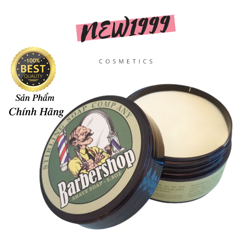 Sáp vuốt tóc nam tạo kiểu tóc cao cấp bóng mượt BarberShop Shave Soap 80gr