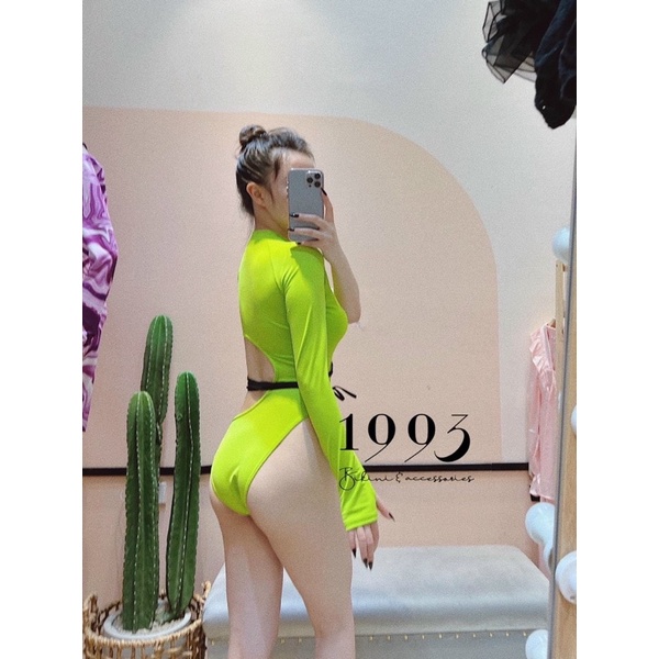 Bikini liền thân khoét eo , đồ bơi đi biển siêu sang Hbikini