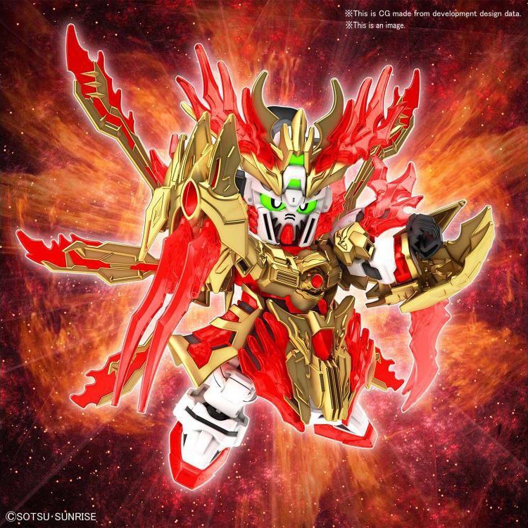 Mô hình lắp ráp Gundam tam quốc SD BB Zhang Fei - Trương Phi cực đẹp