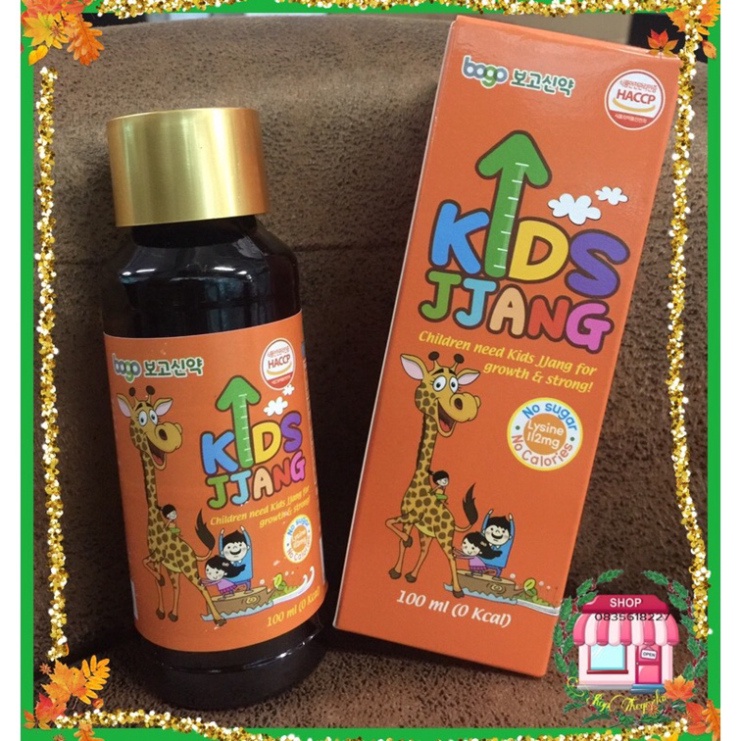 TPCN Bogo Kids Jjang⚡HÀNG CHÍNH HÃNG⚡100ML- Phát triển chiều cao _MINH QUÂN