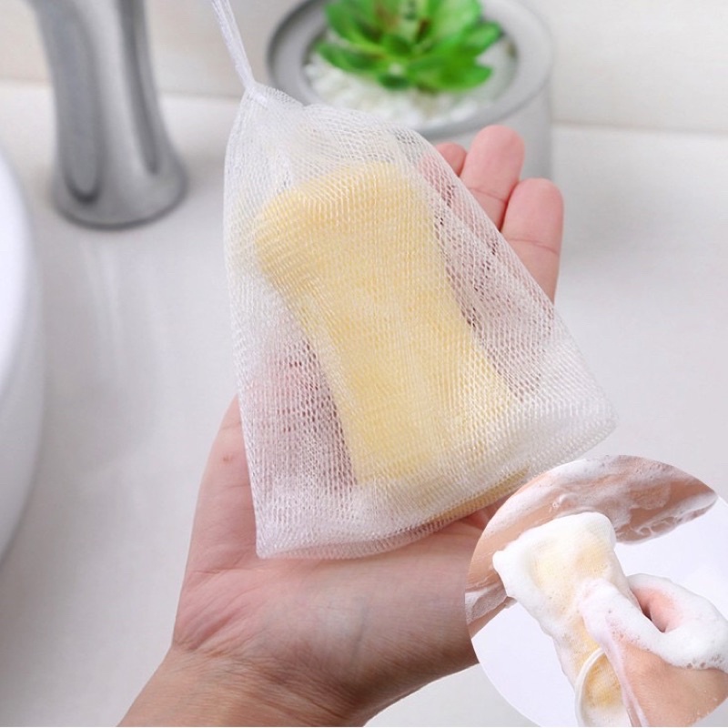 TÚI LƯỚI ĐỰNG XÀ PHÒNG TẠO BỌT CHO CƠ THỂ