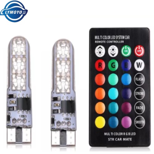 T10 LED RGB LYMOYO car light dc12v