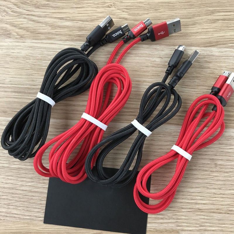 Cáp Sạc ❤️FREESHIP❤️  Iphone, Samsung Dây Dù Hoco X14 Dài 1M, 2M - Sạc IPhone IPad SamSung Type C - Chất Lượng Cao