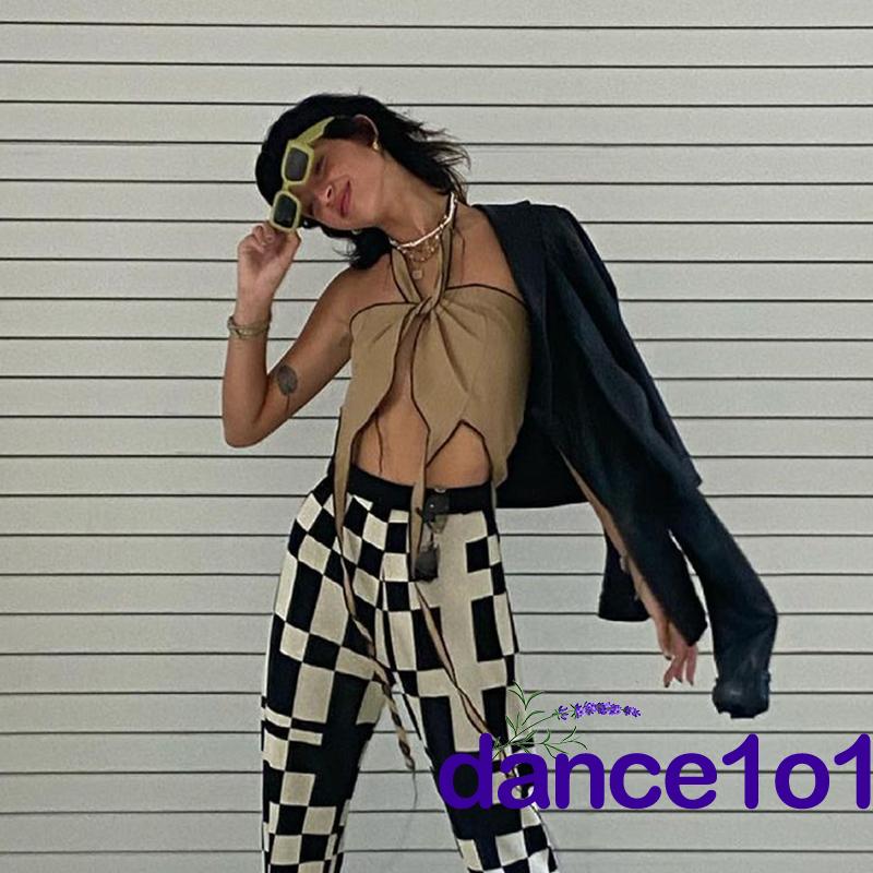 Áo Croptop Trễ Vai Hoạ Tiết Kẻ Sọc Cho Phái Nữ | BigBuy360 - bigbuy360.vn